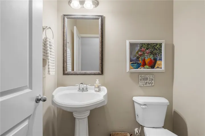 Half bath located on main floor