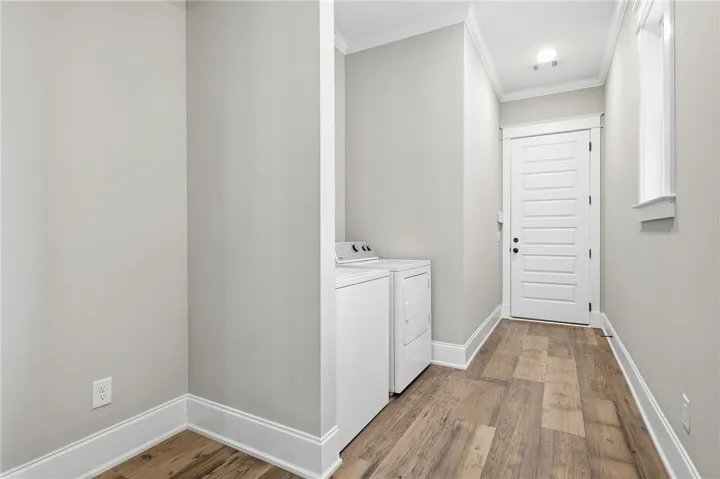 Laundry Area and Entrance from Garage