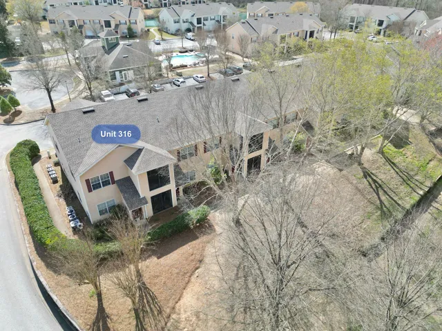 Aerial view of unit 316