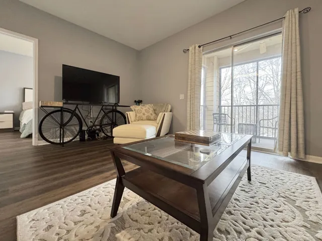 Sliding glass door to Screened Porch