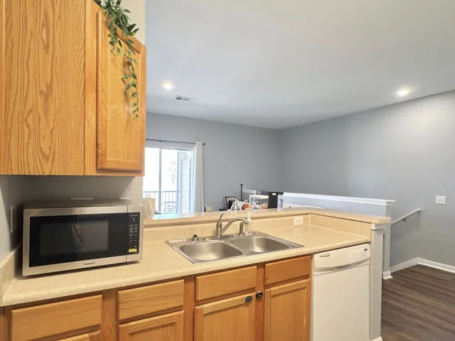 Kitchen overlooks the Great Room