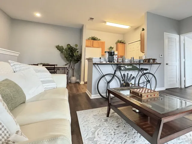 Going back inside from the Screened Porch