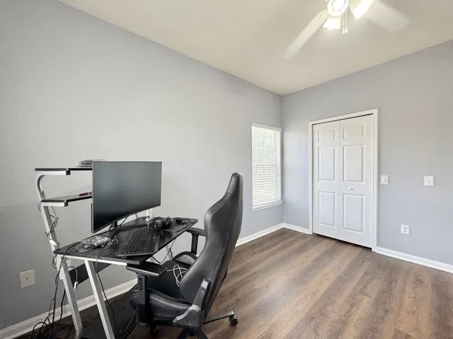 Bed 2 also has a spacious walk-in closet