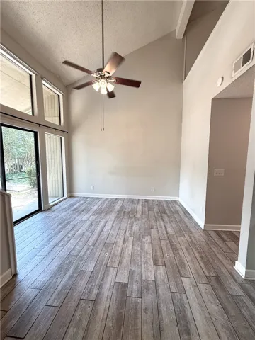 Large glass sliding doors providing so much natural