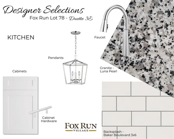 The duette 3E by Holland Homes LLC. All plans, specificaitons, and selections are subject to change without notice.