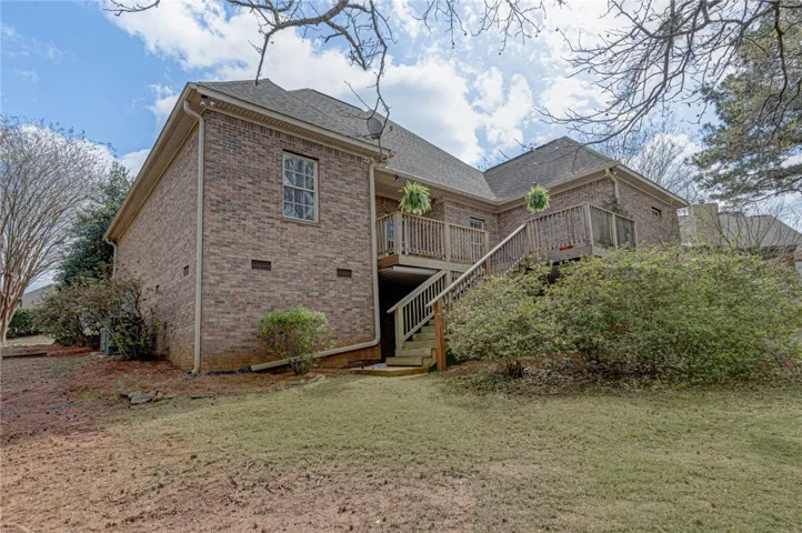 There is a ton of storage in the crawlspace that has a moisture barrier and built in wooden storage