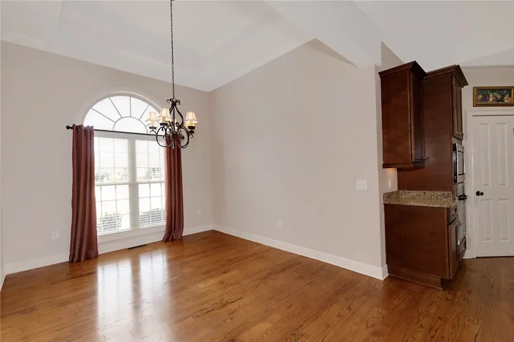 The real wood floors are simply gorgeous!