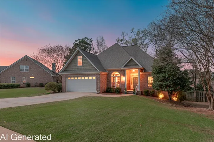 Curb appeal is excellent!  All brick home!