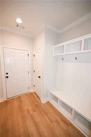 Drop zone just off garage. Laundry is adjacent.