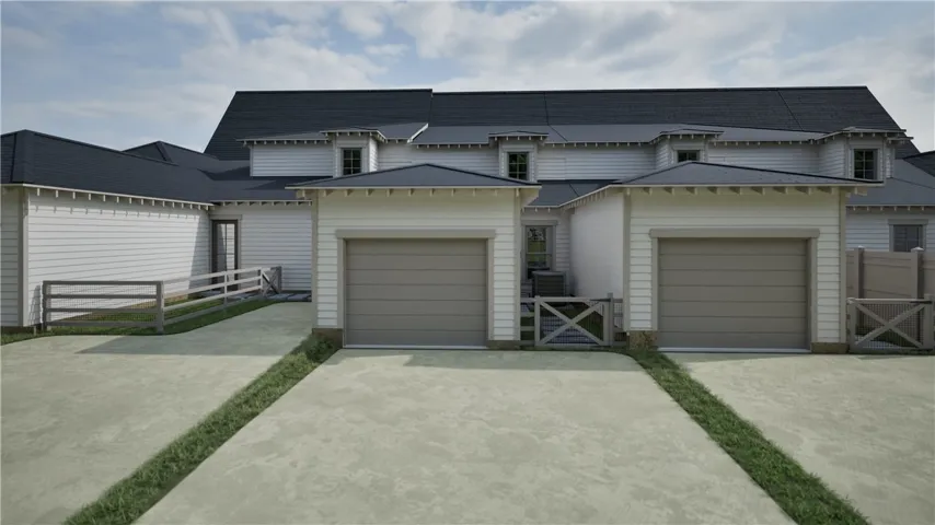 Rendering of Rear TH Garage Layout