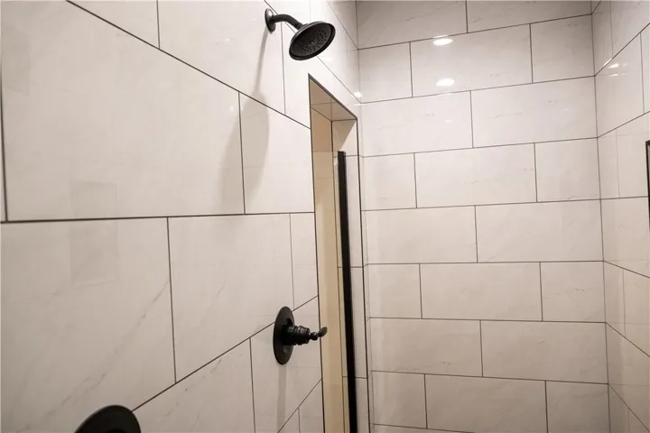 Master shower