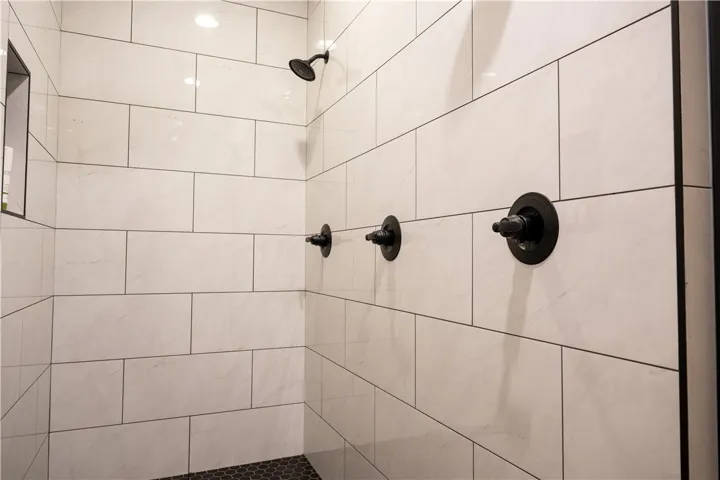 Master shower with double shower heads