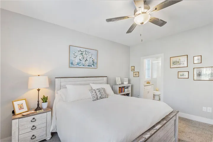 Primary Bedroom with  private bath.