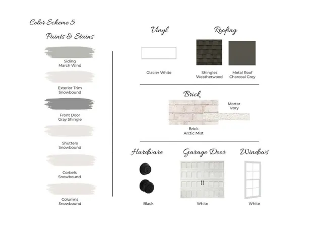 Auburn Farms Lot 18 - Exterior Color Scheme 5