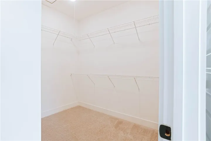 Spacious Walk-In Closet - Example of a completed Exterior Unit Townhome