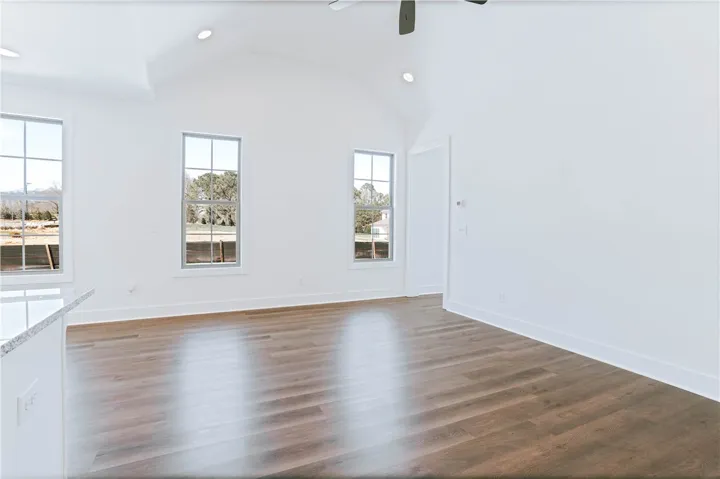 Alternate view of Living Area - Example of a completed Exterior Unit Townhome