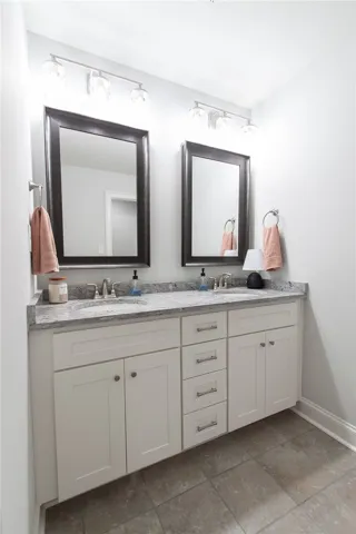 Second Bathroom with Double Sinks