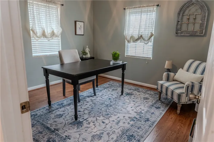 Bedroom #3 makes a great office space.