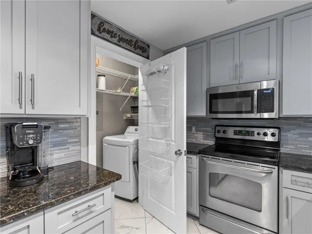 kitchen and laundry