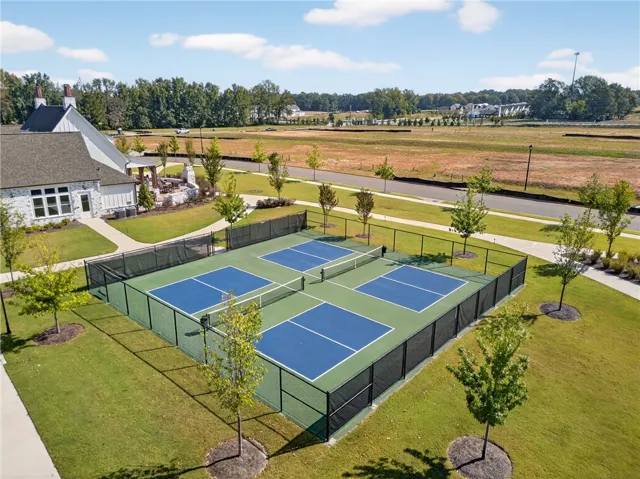 This recreational court area is ideal for active living and community enjoyment.