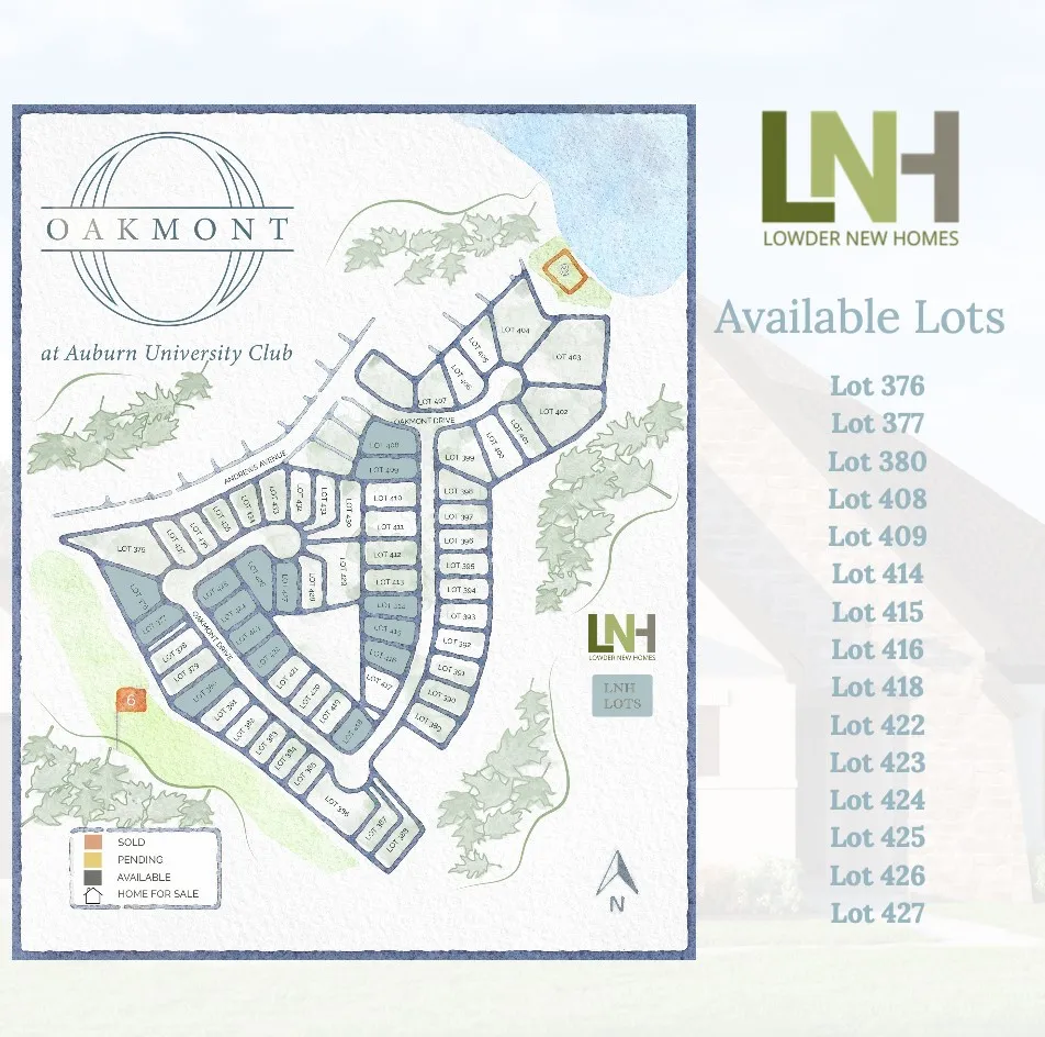 Lowder New Homes Sites