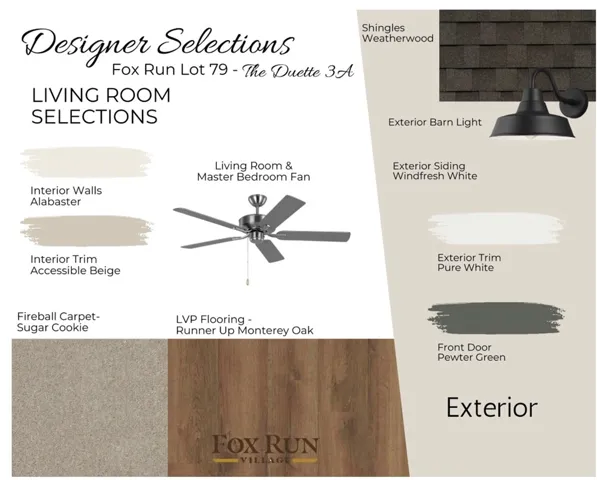 The Duette 3A by Holland Homes LLC. All plans, pricing, and selections are subject to change without notice.