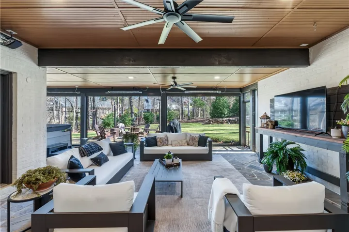 Back porch living area