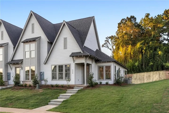 Example of a completed End Unit Townhome