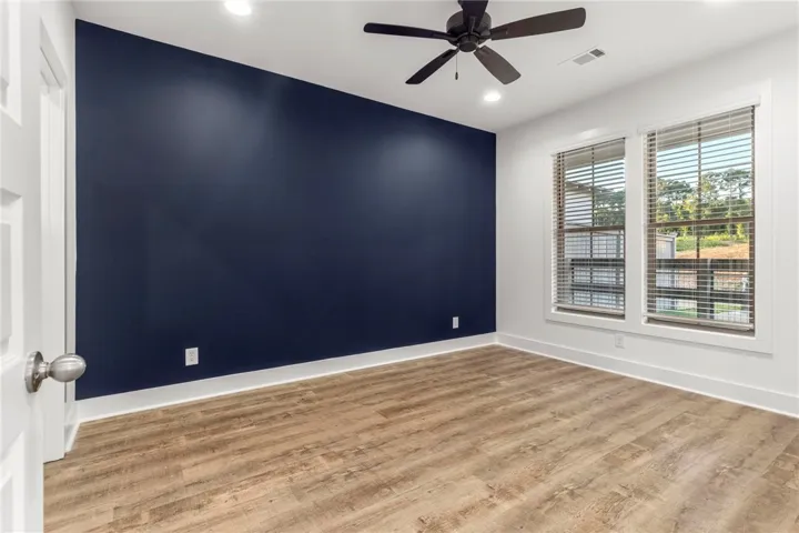 Primary Bedroom -Example of a completed End Unit Townhome