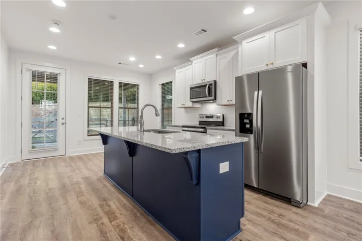 Example of a completed End Unit Townhome