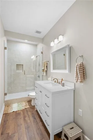 Basement bathroom