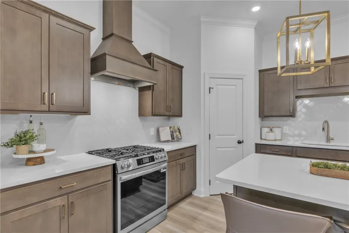 This photo is of the model home for the exterior units.