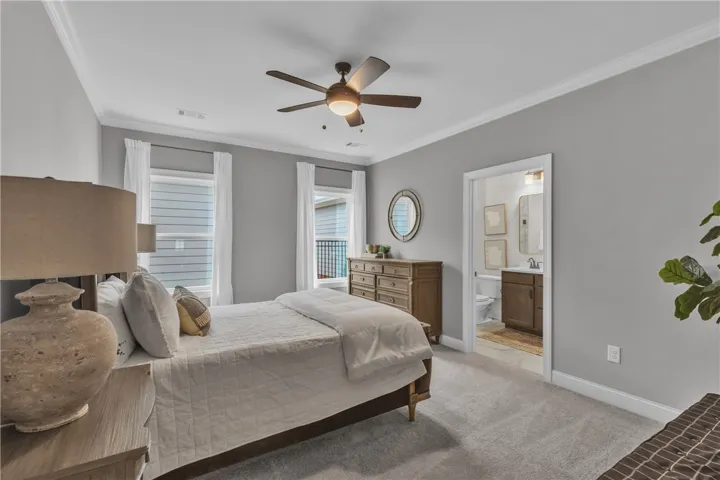 This photo is of the model home for the exterior units.