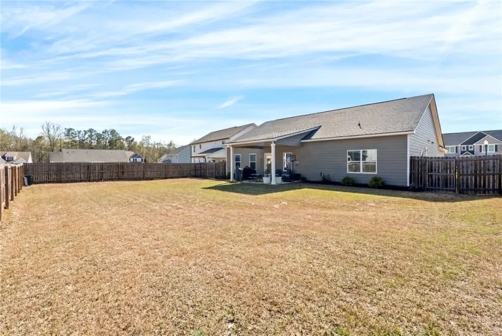Fully Fenced Rear Yard