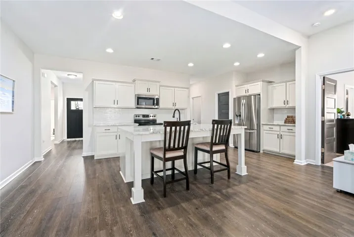Open Concept Kitchen with Island