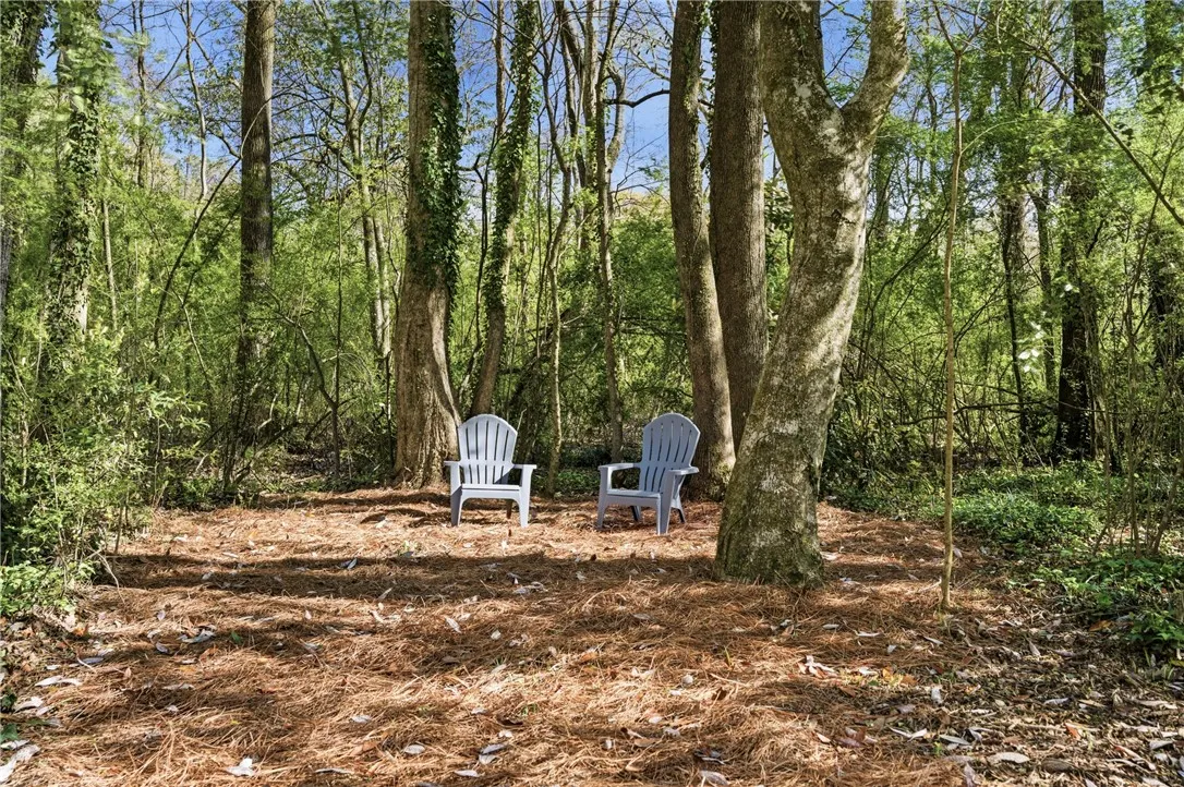 Enjoy the large property and relax in the woods