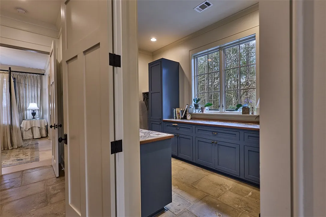 Laundry with excellent storage and closet