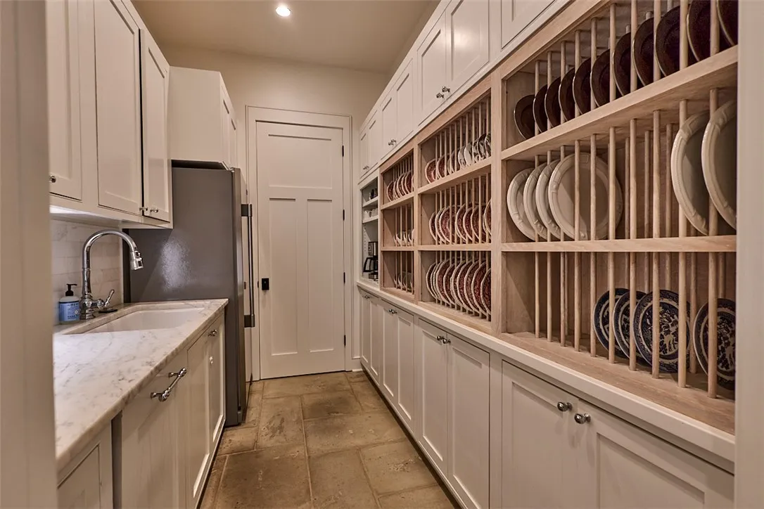 Scullery plus additional storage closet