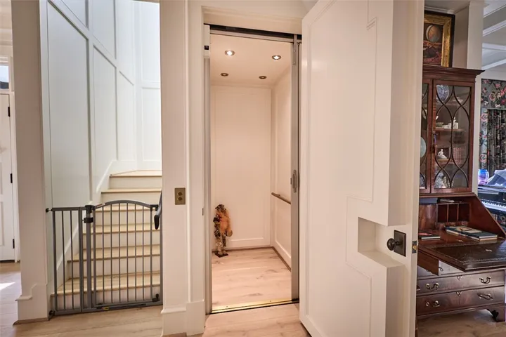 Helpful for moving furniture up and down, even if you don't need the elevator for regular use.