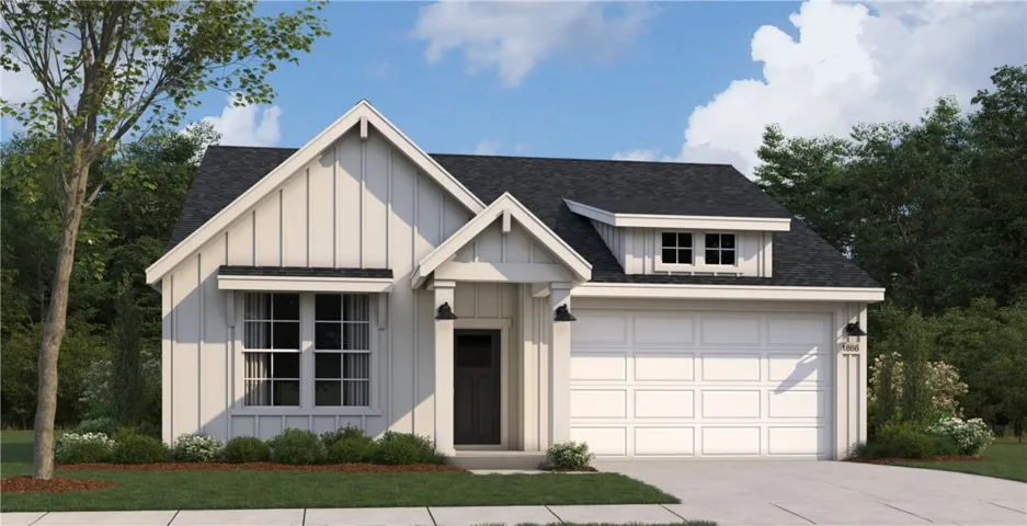 Rendering - Aurora Farmhouse Elevation