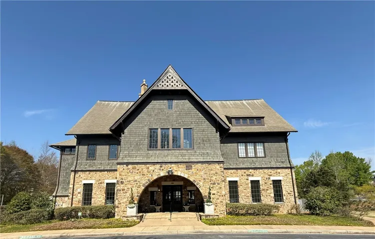 Front entry of the clubhouse.