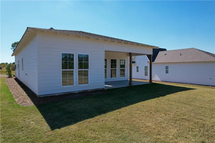 Example of a completed Todd Plan - Left Rear Elevation