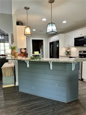 Modern Bar for added seating
