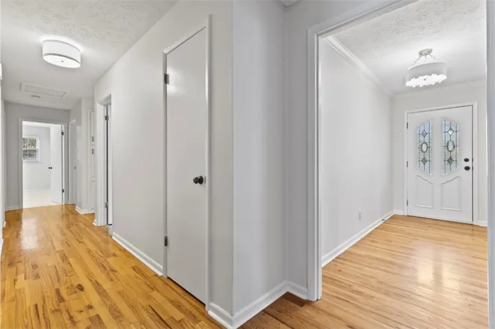 hallway leading to bedrooms