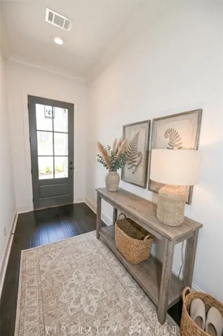 Welcoming foyer.