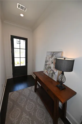Welcoming foyer.