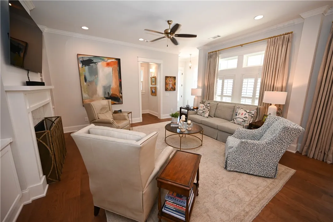 Bright living room.