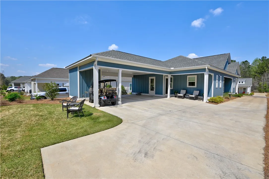Lots of patio space.