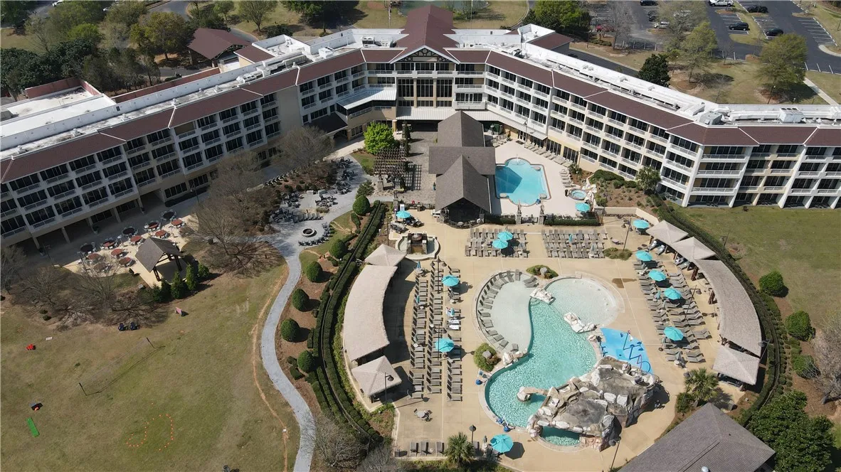 And fitness center, award winning restaurant.