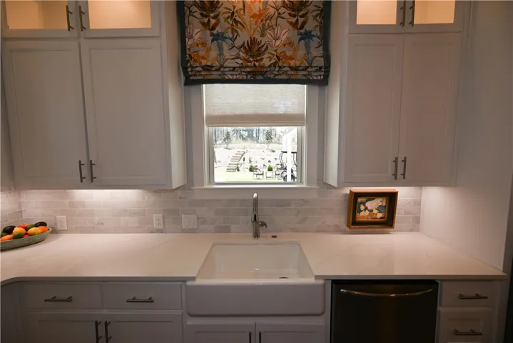 Stainless steel appliances.